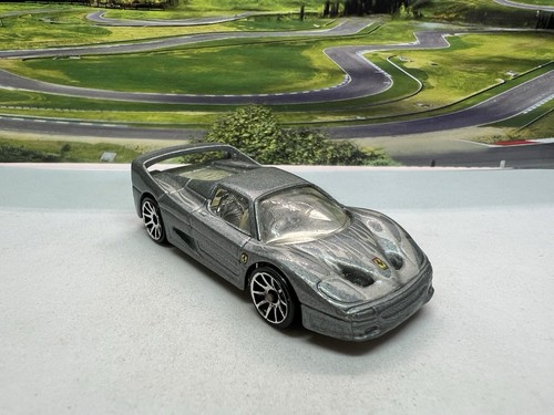 Hot wheels ferrari f50 silver - ferrari,
