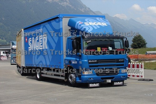 Truck photo daf tarpaulin - photo, cf