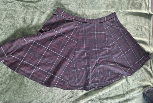 Women black skater skirt - women's,