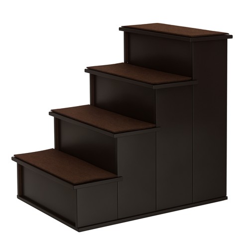 Pawhut step wooden dog steps - step,