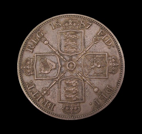 Victoria 1887 silver - silver, jubilee