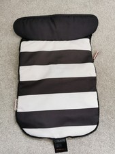 Cosatto Cosatto WOW  Carrycot Apron In GoLightly black white pink stripes