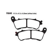 Pair Brake Pads EBC V FA640V for Harley 1200 XLX Forty Eight 2014-2016