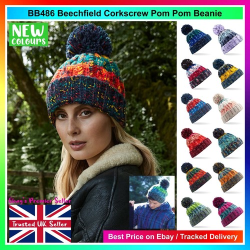 Beechfield bobble hat - bobble,