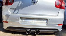 2008 VW GOLF MK5 R32 COMPLETE REAR BUMPER WITH DIFFUSER AND PARKING SENSORS