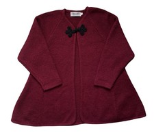 Excel Mohair Blend Cardigan Womens Medium Cloak Cape 