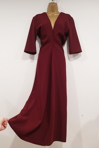 Zara burgundy midi - burgundy, length