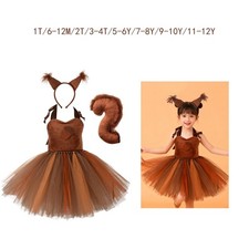 Girls Squirrel Cosplay Dress
