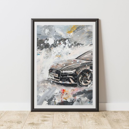 Audi rs6 sports car wall - audi,