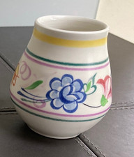 Poole Pottery Hand Made And Hand Painted Traditional Ware Vase BN Pattern Stylis
