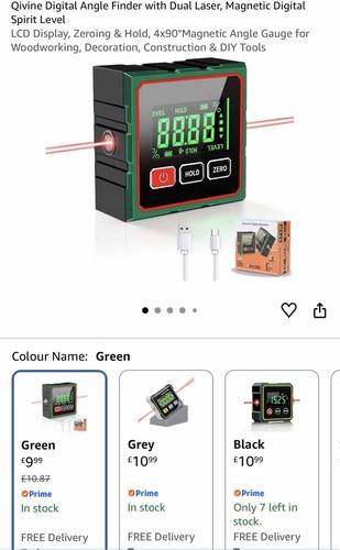 Digital laser protractor angle - digital,