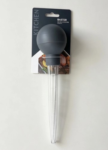 Turkey baster clear - clear, acrylic