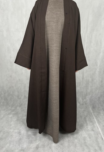 Brown textured open - brown, size