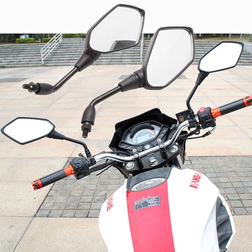 Black motorcycle rear - motorcycle, view