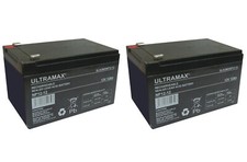 2 x ULTRAMAX 12V 12AH for AQUASOOTHE 'JUMBO' BATTERYPACK