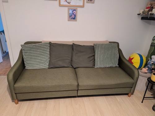 Jasper linen sprung - sofa, bed