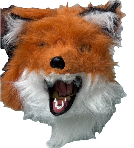 Fox mask fancy dress - fancy, moving