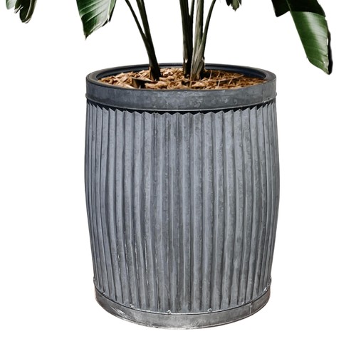 Vintage galvanised dolly tub - galvanised,