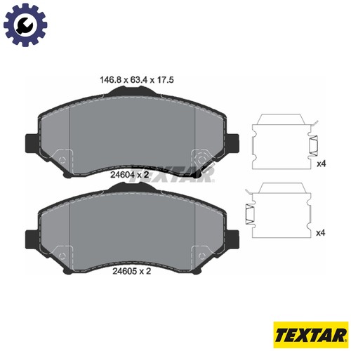 Brake pad set disc - brake,