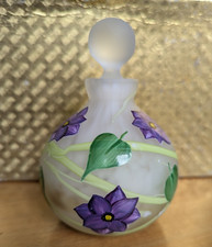 Okra Art Glass Perfume Bottle