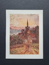 Antique 1907 print -