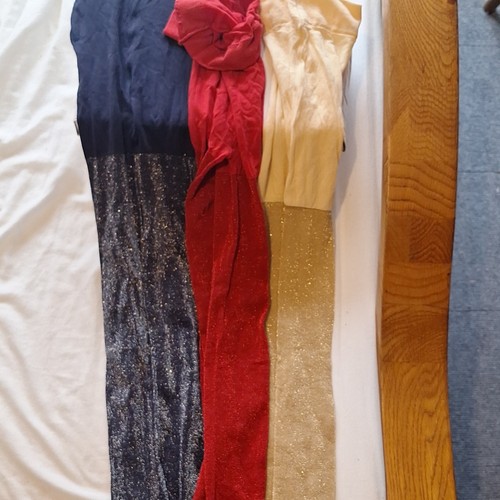 Girls glitter tights size age - tights,