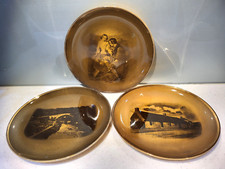 Three Vintage Ridgway 1930's Collector Plates from the Robbie Burns Series (P)