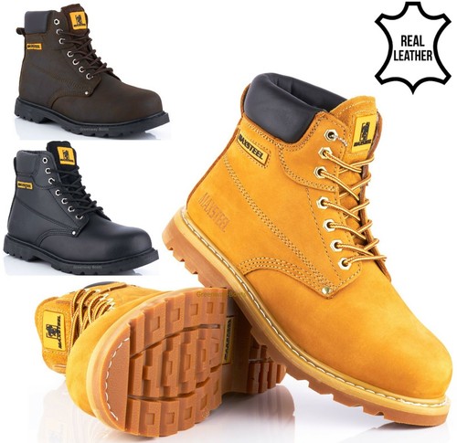 Mens nubuck leather safety - mens,
