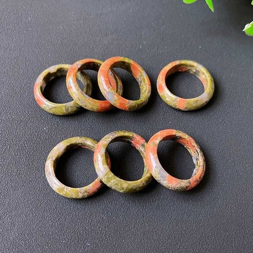Natural unakite epidote quartz - unakite,