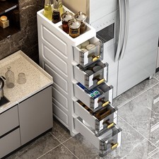 3-6 Tiers Slim Plastic Storge