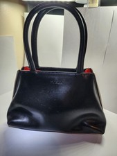 FURLA Black Smooth Leather