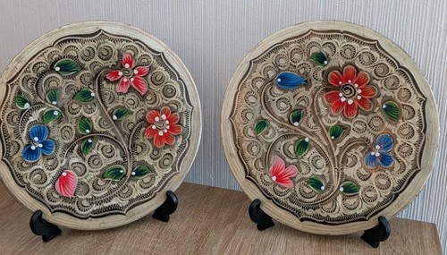 Vintage decorative wall plates - vintage,
