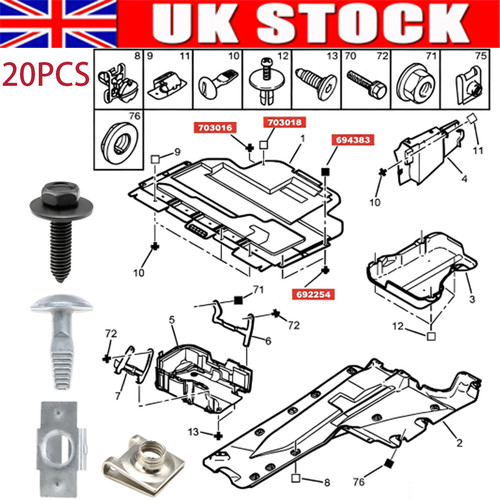 Fit audi 20pcs - audi, under