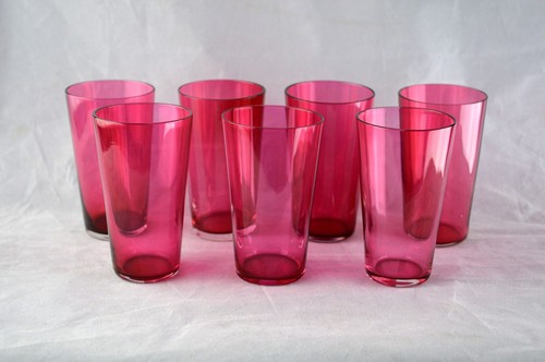 Vintage cranberry glass - vintage,