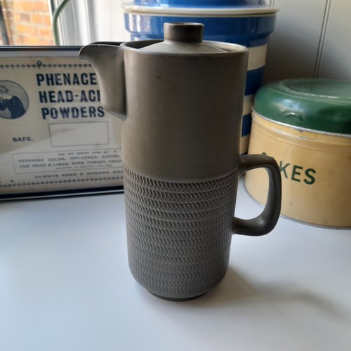 Denby stoneware coffee - coffee, pot