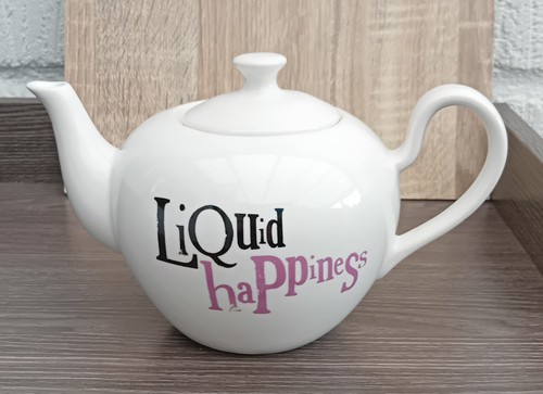 White liquid happiness glossy - white,