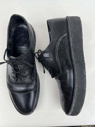 Cos black leather crepe sole - crepe,