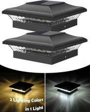 2PCS Solar Post Cap Lights