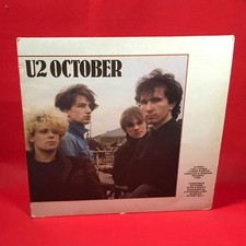 U2 October 1981 UK vinyl LP +