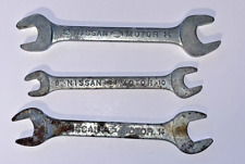 Set of 3 Genuine Nissan Motor Spanners – Dual-Sided (8/10, 12/14, 12/14) 