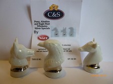 WADE WHIMSIE PONY ALSATION AND EAGLE BUST SILVER SPECIALS LE 150