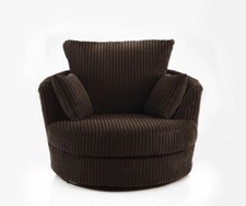 Jumbo Cord Sofa Swivel Cuddle