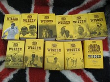WISDEN CRICKET YEARBOOKS 2003/2013  COLLECTION X11 BOOKS/DJKTS  VGC