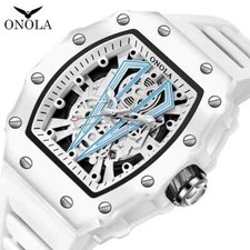 Men Watch Barrel Skeleton