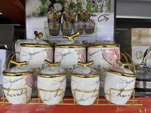 Ceramic storage jar with - storage,