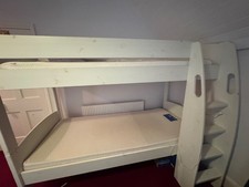 bunk beds with mattresses used