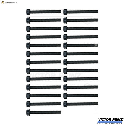 Cylinder head bolt set - head,
