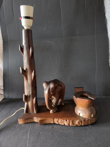 Vintage ceylon handmade wood - ceylon,