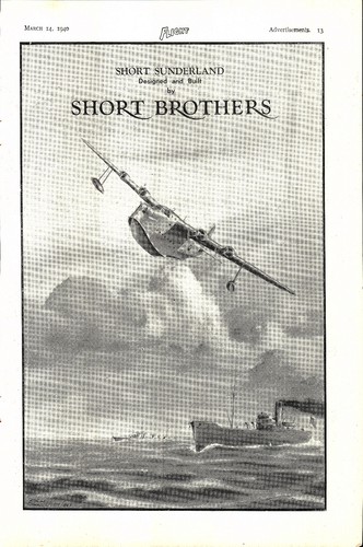 1940 advert short sunderland - advert,