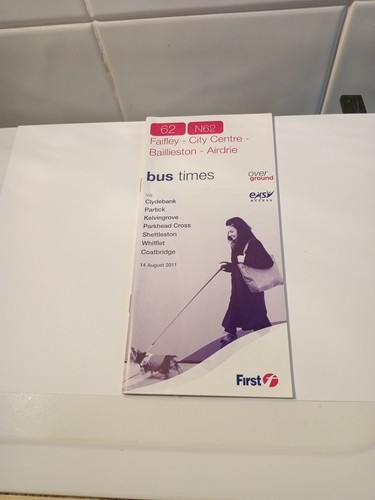 First bus timetable - first, booklet